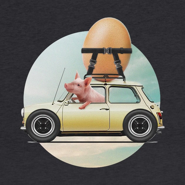 Bacon and Egg by Vin Zzep